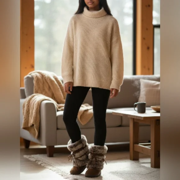 Skechers Brown Winter Boots. Sz.6 - Picture 10 of 12